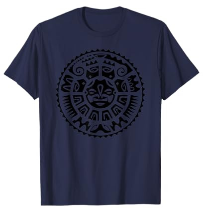God Tiki head - Maori pattern tattoo style T-Shirt