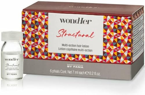 Professional By Fama Wondher Structural Hair Lotion 24x7ml Weichspüler, der gespaltenes und geschädigtes Haar perfekt restrukturiert und es weich und glänzend macht.