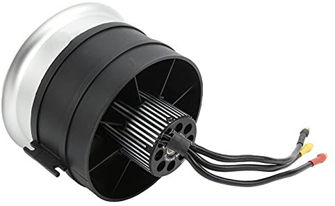 RC Plane Ducted Fan, Stable Performance Lightweight 10 Blades Ducted Fan Long Service Life for RC Ducted Fan for Business