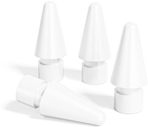 Qreninv Spitze für Apple Pencil 1. Generation / 2. Generation, Hochsensible Ersatzspitzen, Präzises Schreiben, Kein Verschleiß Kompatibel mit iPad Pencil