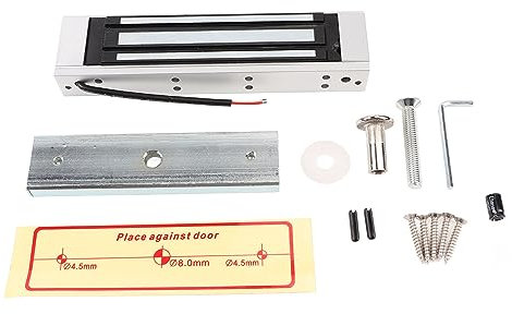 Serratura Elettromagnetica, Forza di Tenuta 180 Kg 24 V Serratura Magnetica Integrata Ad Alta affidabilità Lega di Alluminio per di Controllo Accessi