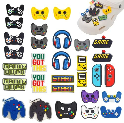 Schuh charms,PVC clogs schuh charms,Schuhschmuck pins für clogs,DIY erwachsene und kinder,Dekorative schuh anhänger geschenk(30 Stück)