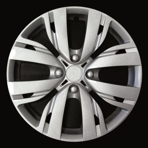 Kit mit 4 Radkappen, kompatibel mit Peugeot 208 – 15 Zoll Durchmesser