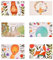 Dokeno 12er Set Dankeskarten - Perfekt für Familie & Freunde - Vielseitig für Abschied, Geburt, Hochzeit - Hochwertige Grußkarten - Danke Karten mit Liebevoll Tiere Gemalten Aquarellmotiven