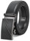 WERFORU Herrengürtel,Verstellbarer Leder-Ratschengürtel 3.5cm Passform,Herren Automatik Schnalle Gürtel für Anzug Jeans