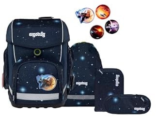 ergobag cubo Set ergonomischer Schulranzen Klassisch 5-teilig 1. Klasse Grundschule