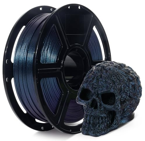 FLASHFORGE Chameleon Rapid PLA Filament 1.75mm Burnt Titanium, PLA Color Shift High Flow Speedy 3D Printer Filament, Max 500mm/s Fast Printing, Display Shimmering Effects from Various Angles and Light