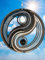 POMMERNTRAUM ® | Windspiel Edelstahl Edelstahlwindspiel Winddancer Mobile Unruhe Windrad Gartendekoration GartenKunst Gartendeko Yin Yang schwarz Weiss