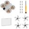 (Verbesserte Version, inklusive Schrauben) - Drohne bunter Paddelpropeller für DJI NEO Silent Power Noise Reduction Ersatz Traverser Wings Drohne Zubehör (8 Stück, grau)