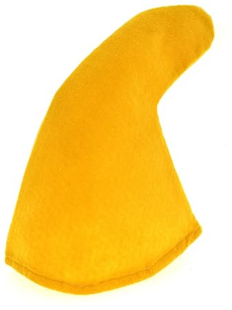MC-Trend Zwergenmütze │ Lustige Kopfbedeckung in Einheitsgröße │ für Karneval Fasching Halloween Junggesellenabschied und Mallorca-Urlaub (1, GELB, Einheitsgröße)