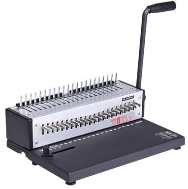 Bindegerät, SD-1501A21 Kammbinder Kunststoff Büro Handbuch A4 Kammbindemaschine, für A4, A5 oder kleinere Formate