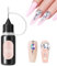 Nail Rhinestone Glue Gel, Adhesive Extra Strong Gem Glue for Nails Long-lasting UV Formula, Nail Glue Gel for Rhinestones Crystal Stones Jewels