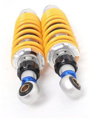 CWDQYNLG Luftstoßdämpfer Hinten 1 Paar 360mm Stoßdämpfer Motorrad Hinten Suspension Einstellbare Dämpfer Stoßdämpfer Absorber Für Motobike