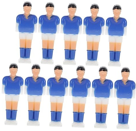 Toddmomy 11stücke Kunststoff Fußballspielerpuppen Tischfußballzubehör Fußballtorschützen Hübsche Fußballmänner Tabletop Fußballspieler Dekorationen