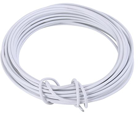 Toddmomy 10m Fil de Fer Flexible Cordon Métallique Épais pour Plantes Fixation de Treillis Escalade de Jardin et Balcon