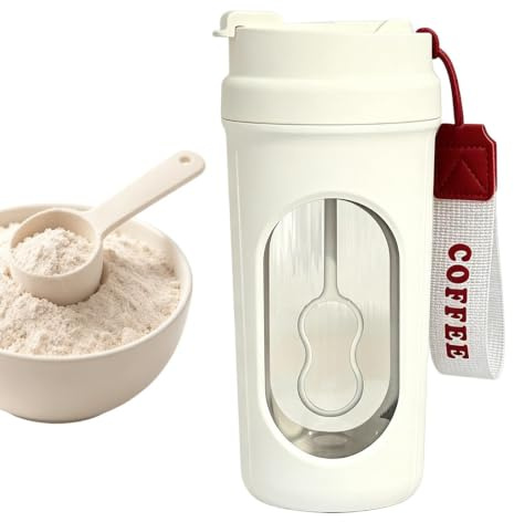 Shaker elettrico – Bottiglia portatile per miscelazione automatica, multi funzione, per mescolare proteine latte in polvere, per miscelare delicatamente miele in polvere, casa, palestra, viaggi, 18,3