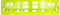 TAPORT® CAR REGISTRATION HOLDER FOR ANY CAR, VAN, TRUCK, TRAILER (YELLOW NEON HIGHLIHTER)