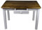 Magnetic Mobel Esstisch mit Schublade Küchentisch Tisch Restaurant Massiv Holz Kiefer (60x110, Eiche)