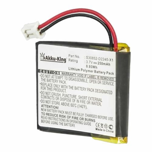 Akku-King Akku kompatibel mit Siemens S30852-D2240-X1 - Li-Polymer 250mAh - für Gigaset L410