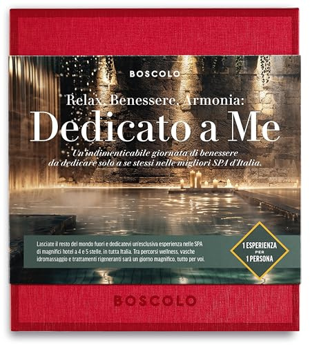 Boscolo Gift Dedicato a Me | Cofanetto Esperienza Benessere | 40+ Proposte in Italia per Una Persona| Idea Regalo Compleanno | Valido 12 Mesi