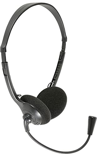 AV Link Multimedia Headset With Boom Microphone