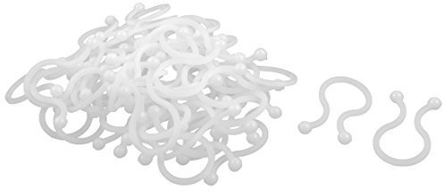 Plastic Twist Lock Cable Ties Fit 20 mm Pack of 50 White
