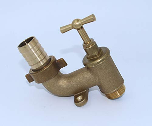 Grifo Boca Riego Vertical con Racor Manguera (1/2)
