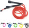 SPORTIVONETIC® Premium Springseil für Erwachsene, Damen & Herren für Fitness, Crossfit, Sport, Boxen und Freizeit - Verstellbare Größe - mit Einstellklammer - Speed Rope, Jump Rope (Rot)