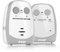 Reer Nova Babyphone vom Erfinder der Babyphone, mit Lautstärke-Regulierung und optischer Geräusch-Anzeige, 450m Reichweite 50140 weiß