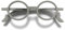 LONDON MOLE Brillen | Moley-Lesebrille | Runde Lesebrille | Coole Leser | Stilvolle Lesebrille | Herren Damen Unisex | Federscharniere | Mattgrau | + 1,0 Vergrößerung