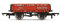 Hornby 3 Plank Wagon, PO - Era 3. Wagons & Wagon Packs.,Red