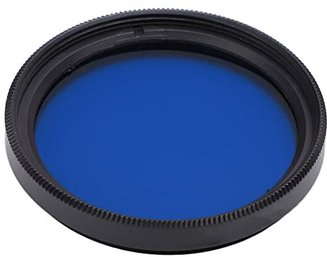 Full Color Lens Filter Set, 37mm SLR Camera Color Filters Kit,Orange Red Yellow Green Blue Filters with lens filter case,Suitable For 37mm Lens Interface(blue)