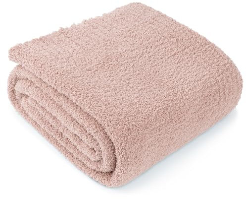 PAVILIA Superweiche Überwurfdecke für Couch, flauschige, gemütliche, leichte graubraune Decke, flauschige, warme Strickdecke für Bett, Sofa, 152,4 x 203,2 cm