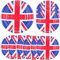 Toyland® Pack of 10 Union Jack Paper Plates - British Tableware - British Celebration