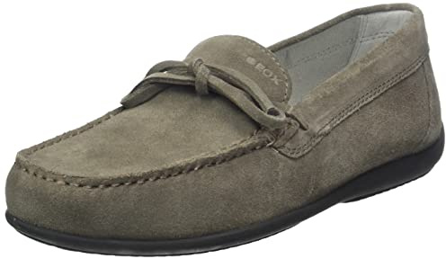 Geox Men's U Ascanio Moccasin, Dove Grey, 9 UK