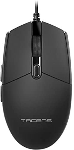TACENS ANIMA AMG, Ergonomische Profi-Maus, Ultraleichtes Natürliches Design, 3200DPI, Mechanische HUANO Switches, Schwarz