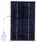 USB Solarpanel Outdoor 5W 5V Tragbares Solarladegerät Polysilizium Reise DIY Ladegerät Generator for 3-5V Akku/Handy