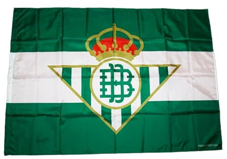 Real Betis Bandera, Adultos Unisex, Verde, 150x100