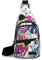 Long Keeper Anti-Diebstahl Brusttasche für Damen Herren - Sling Bag Crossbody Bag Leichte Umhängetasche Gym Daypack zum Wandern Radfahren Reisen Outdoor
