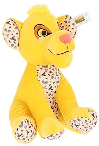 Plüschtier Simba Disney 100. Jahrestag, König der Löwe, Puppe mit Sound, 30 cm
