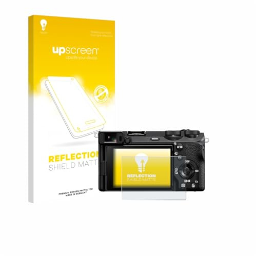 upscreen Schutzfolie für Sony Alpha 6700 | Entspiegelter Displayschutz Made in Germany Anti-Reflex Displayschutz-Folie Matt Anti-Fingerprint
