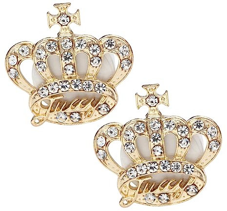 ibasenice Auto Parfüm Clip 2 Stück Strass Aromatherapie Diffusor Gold Lüftungsclip Fürs Auto Duftspender Autodeko Geschenk