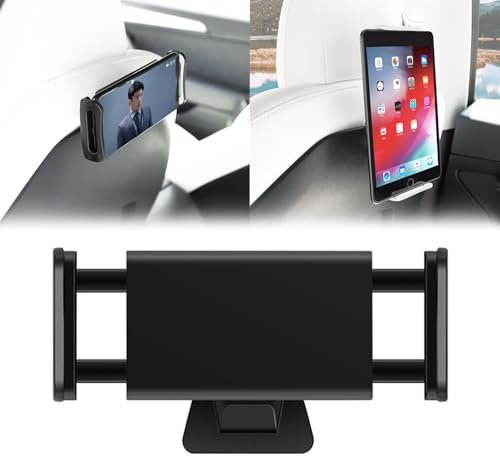 BODYGAD Tablet Holder Back Seat for Tesla, Headrest Tablet Holder for Tesla Model 3/Y for iPad Pro Air Mini, Galaxy, Fire, Switch, Mobile Phones, 4-12.9 Accessories for Tesla Model y
