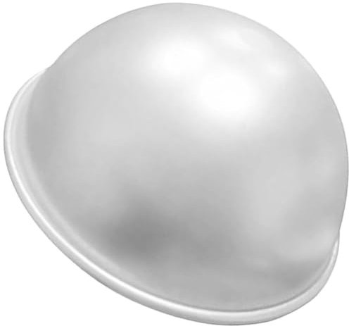 Zerodeko 6 Inch Ball Cake Pan, 3D Birthday Cake Pan, Semicircle Aluminum Cake Pan Nonstick Baking Tools Cake Decorating Mould Half Round Shape Dessert Baking Pans Tins