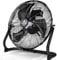 TRESKO AERSON Bodenventilator 40 cm | Windmaschine mit 3-Leistungsstufen 75W | Standventilator Ventilator | hoher Luftdurchsatz | robuste Metallausführung | Neigungswinkel ca. 110 Grad