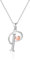 Mesovor Initiale Kette Silber 925 für Damen Mädchen, 100% Sterling-Silber-Buchstaben-Halskette mit Zirkonia, Schmuck, Geschenke für Familie, Mutter, Schwester, Ehefrau (Buchstabe-P)