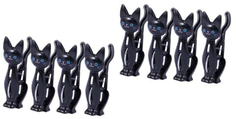 CAXUSD 2 Sets Ergonomisches Einfach Zu Verwendendes Set Mit Versiegelungsstäben Wäscheklammern Für Strandtücher Versiegelungsklammern Für Den Haushalt 4 Stück * 2