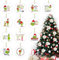 MOPQMKT 24 Pezzi G-rinch Ciondoli Legno Natale G-rinch Decorazioni Natalizie per la Casa Pendenti Decorazioni Albero di Natale con Corda