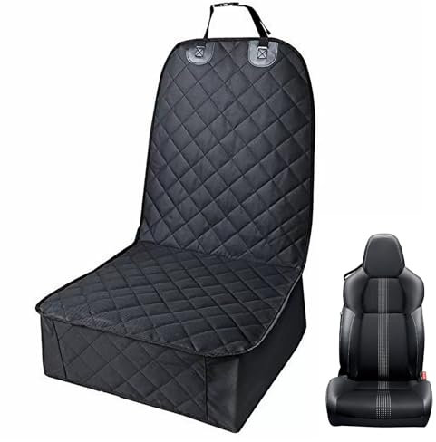 Sporgo Vordersitzbezug für Hunde: Wasserdicht Hundedecke Sitzschoner, Haustier Sitzbezug, Rutsch Kratzfest für Auto Vordersitze, Autoschondecke, für SUV, LKW