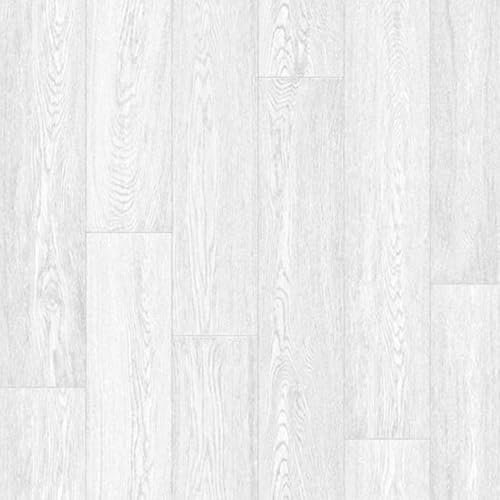 White Modern Wood Effect Anti-Slip Vinyl Flooring for Home, Shops, Offices, & Hospitals, 2.0mm Thick Cushion Backed Vinyl Sheet, 5 Years Warranty-5m(16'4) X 4m(13'1)-20m²